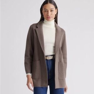 Quince Organic Cotton Knit Blazer NWT Original Packaging